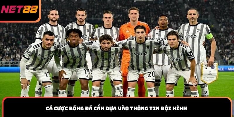 Cá cược bóng đá cần dựa vào thông tin đội hình