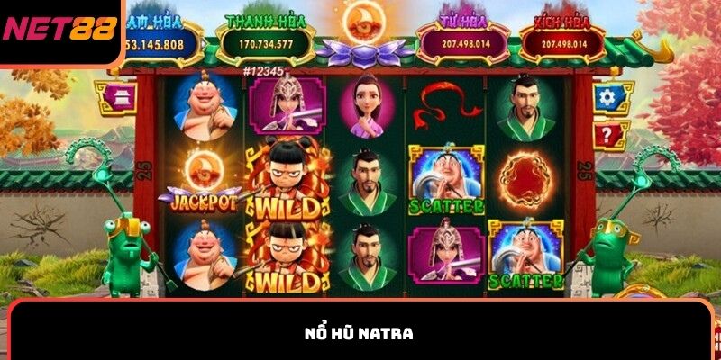 Nổ hũ Natra thiết kế đẹp mắt với Jackpot khủng